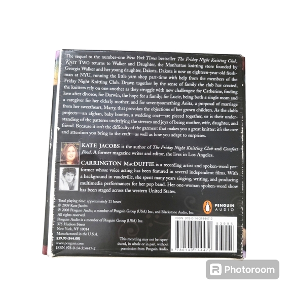 ☕ Knit Two (Friday Night Knitting Club) Audiobook - 9 CDs - Picture 2 of 8